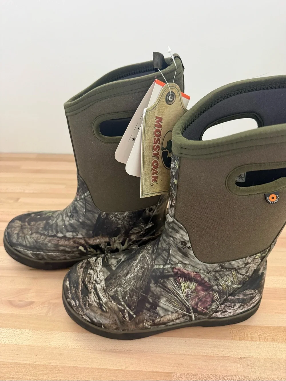 Bogs Mossy Oak Kids' Camo Rain Boots - Size 6